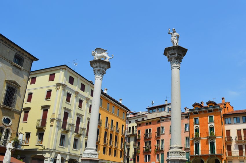 vicenza due colonne piazza signori